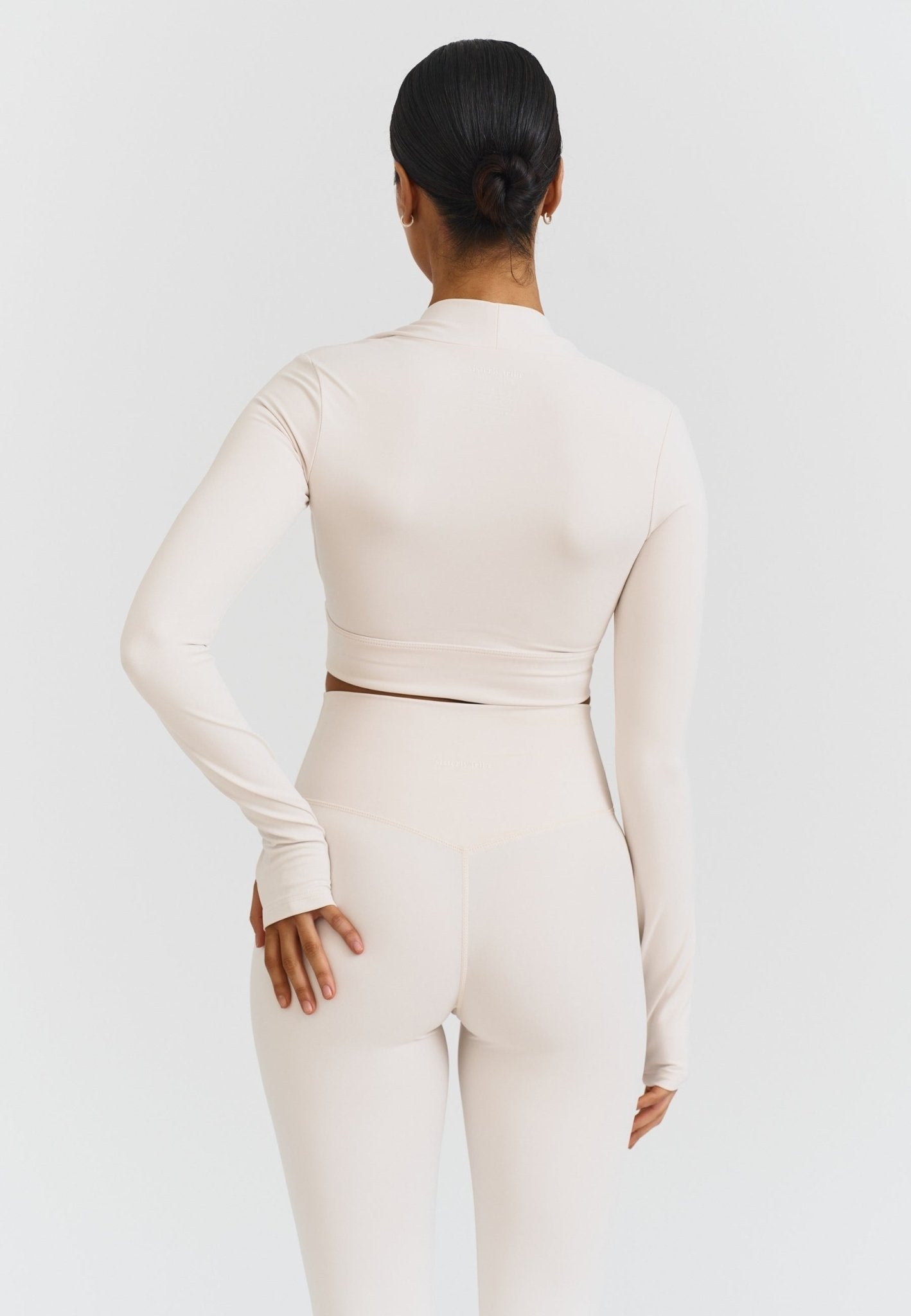 Bolero Long Sleeve Top - Marshmallow - tjuso