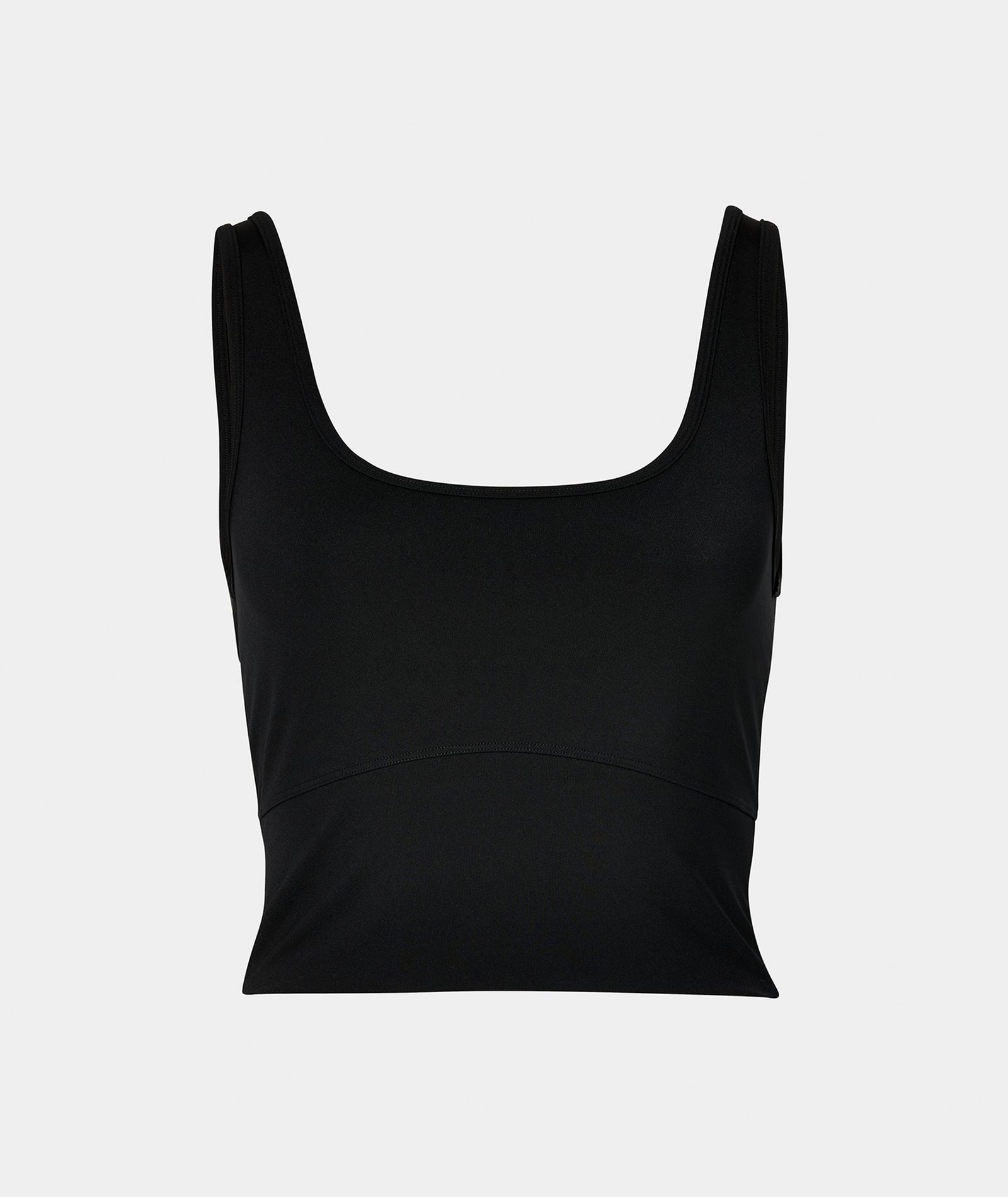 CROPPED TANK - BLACK - tjuso
