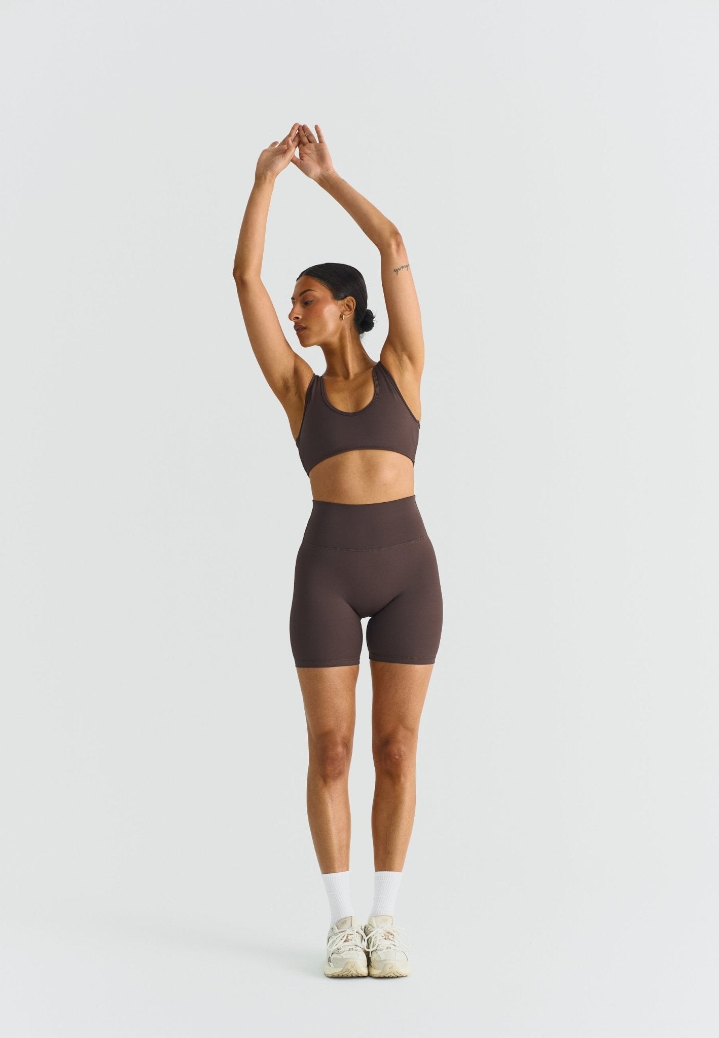 Deep V - Neck Bra - Espresso - tjuso