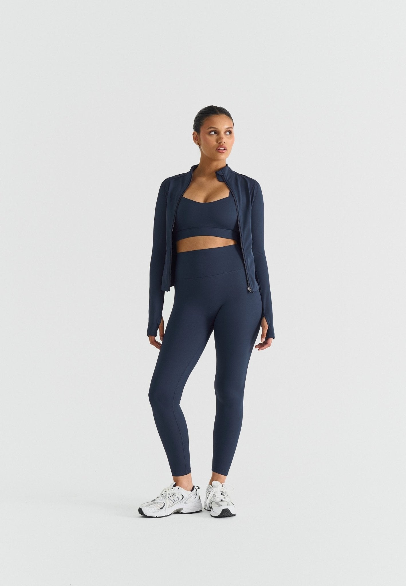 Zip Jacket - Navy - tjuso