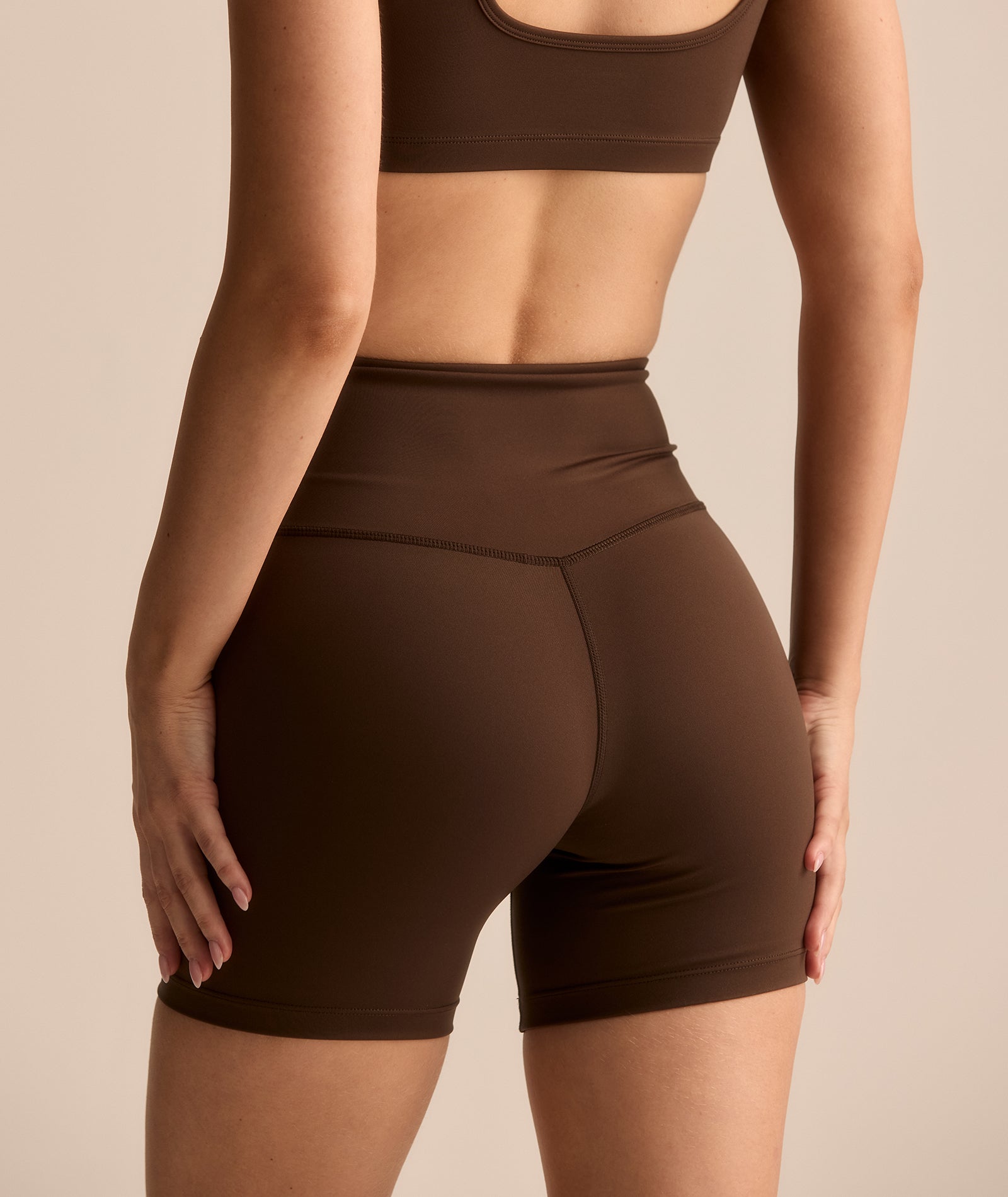 BIKE SHORTS - CHOC - tjuso