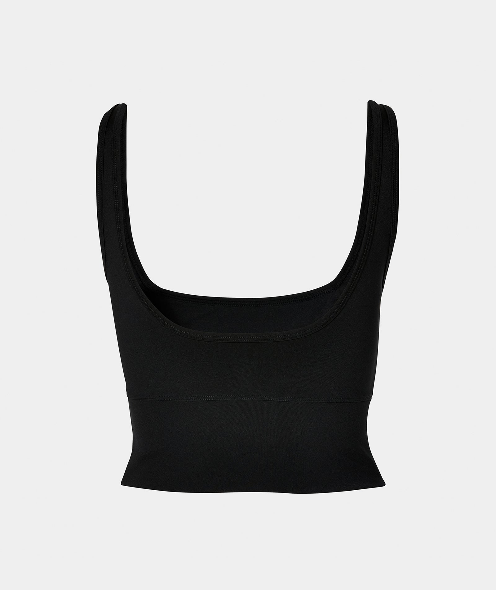 CROPPED TANK - BLACK - tjuso