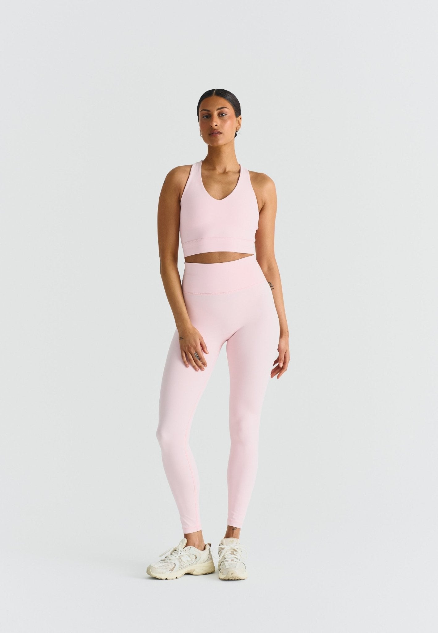 V - neck Cross Back Bra - Ballet Slipper - tjuso