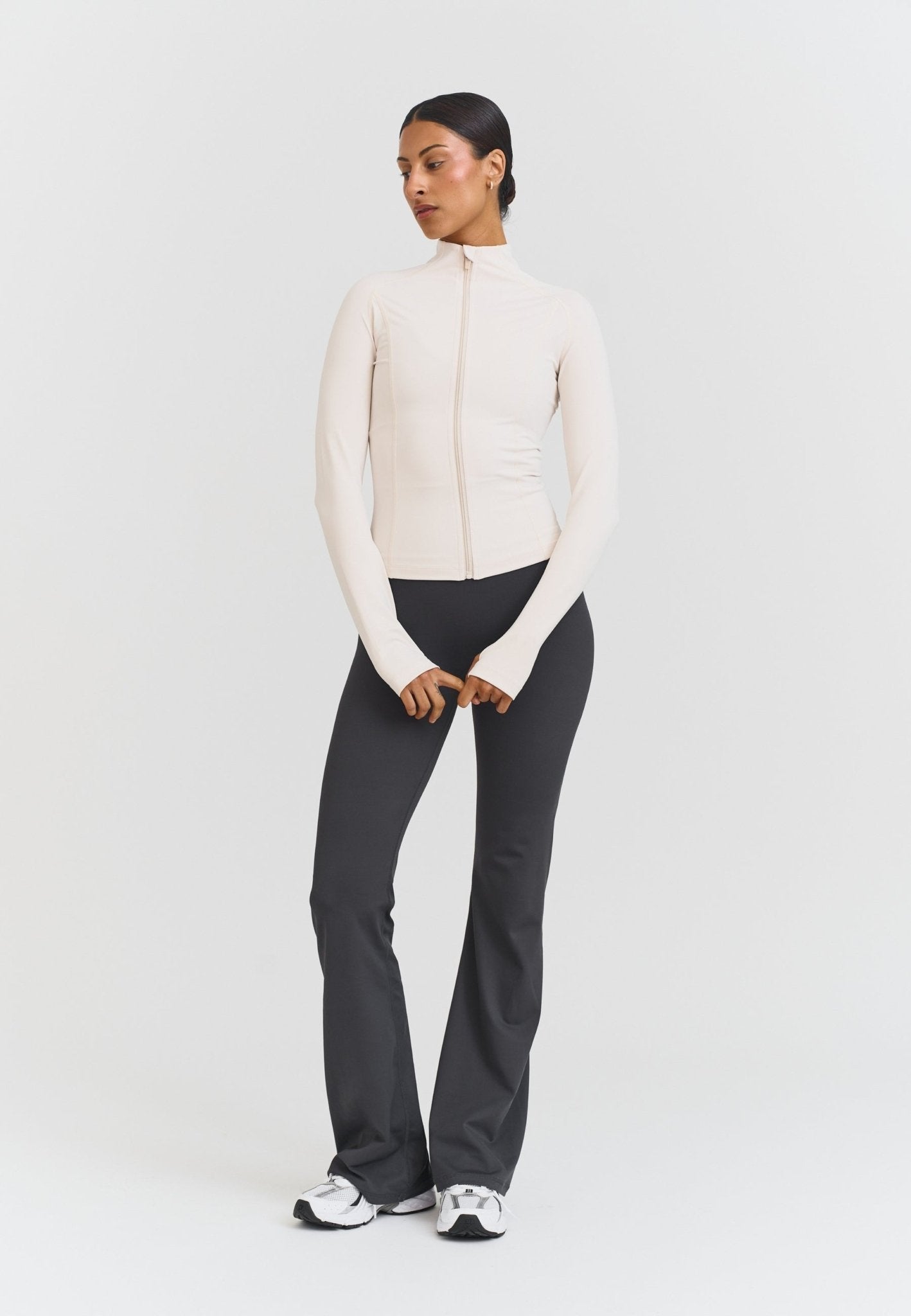 Zip Jacket - Marshmallow - tjuso